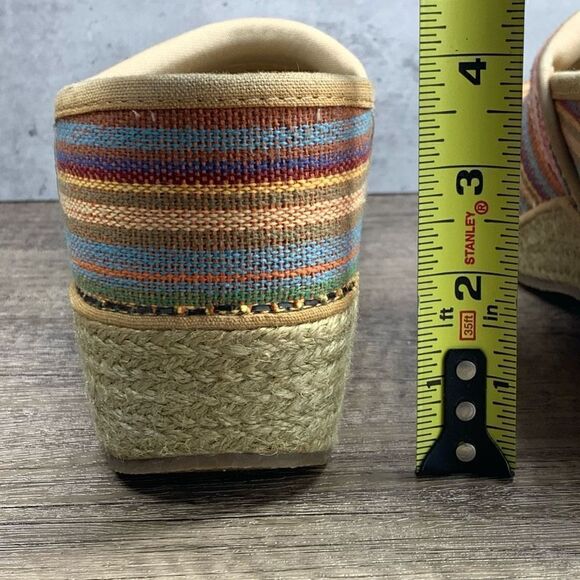 Dansko~Women’s~Vegan Jute Knit Woven Cabana Stripe Clogs~Size 38EU/7.5-8 - Picture 5 of 10